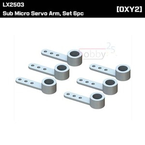 LX2503 - Sub Micro Servo Arm, Set 6pc