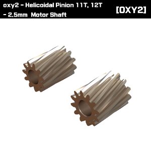 SP-OXY2-135 - OXY2 - Helicoidal Pinion 11T, 12T - 2.5mm Motor Shaft